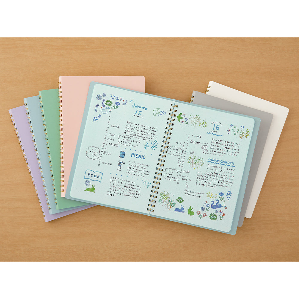 Notebook Dot Spirale -  Violet
