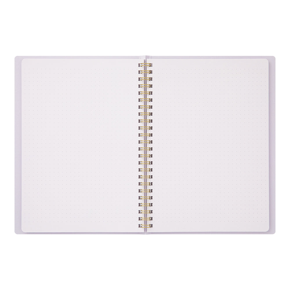 Notebook Dot Spirale -  Violet