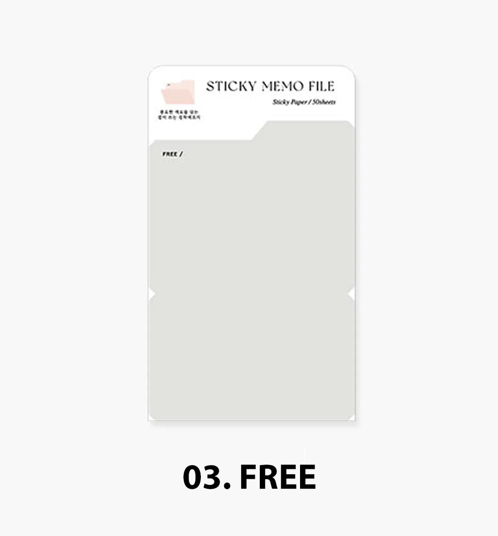 Sticky Memo File - Free