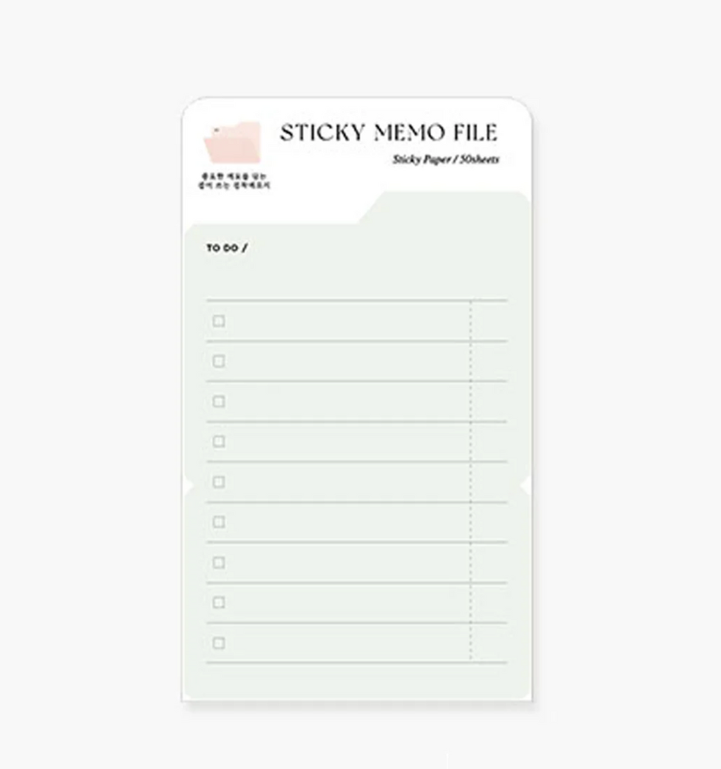 Sticky Memo File - To Do