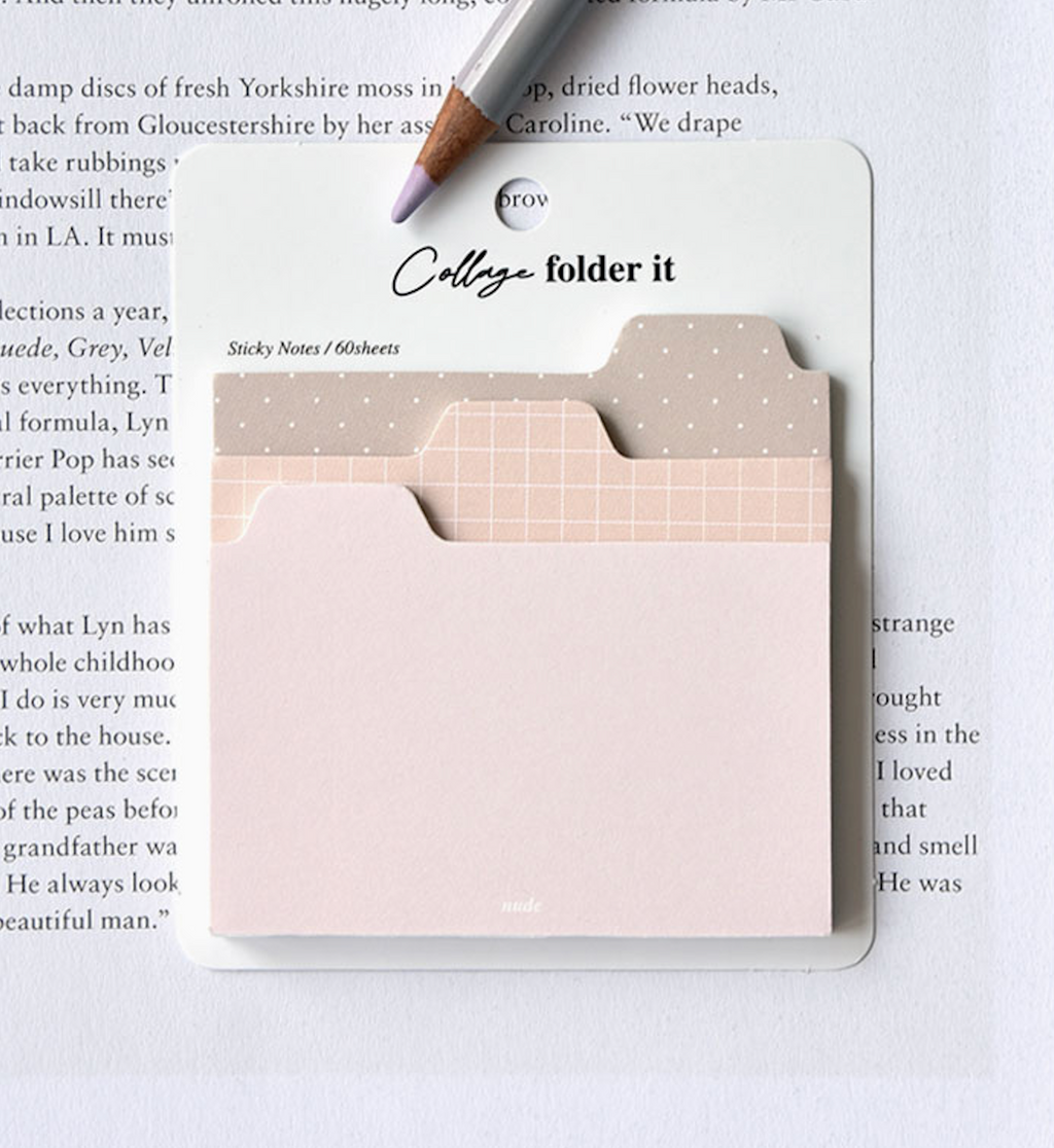 Sticky collage folder it - Rose Nude