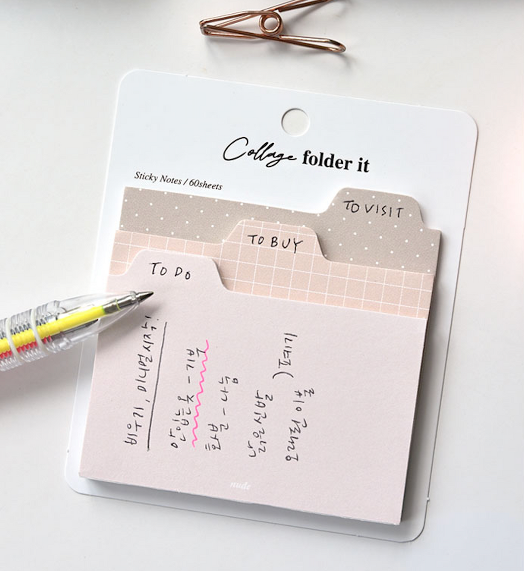 Sticky collage folder it - Rose Nude