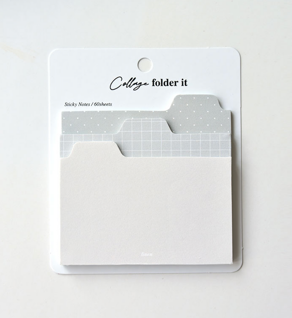 Sticky collage folder it - Gris