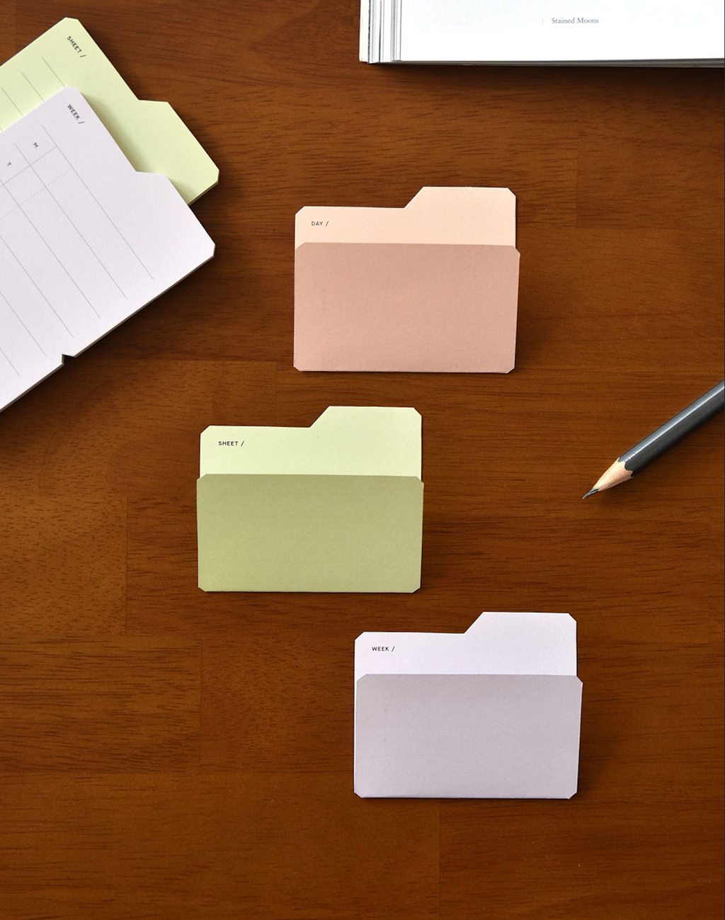 Sticky Memo File - Grid jaune