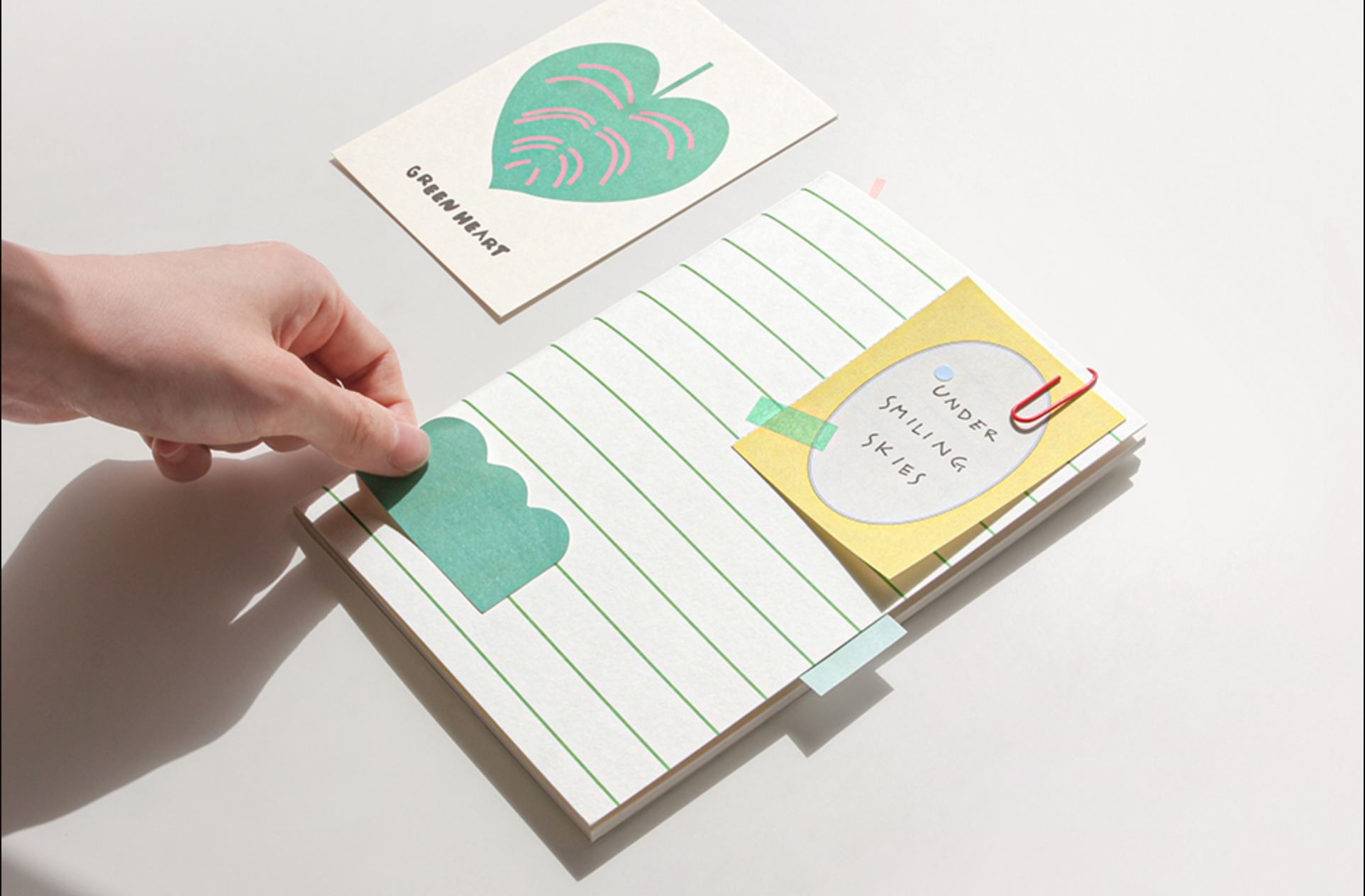 Carnet motif Line - Color note B6 - Ligne / Line - Violet