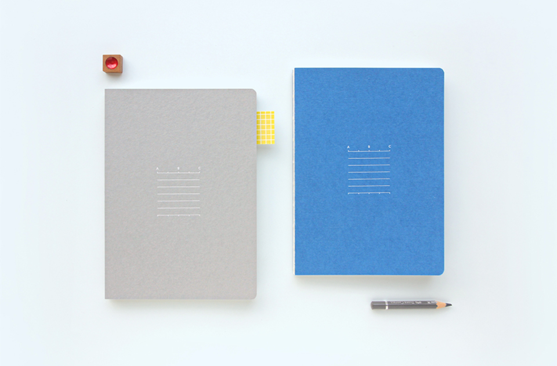 Carnet de note - Edit notebook - Line - Bleu