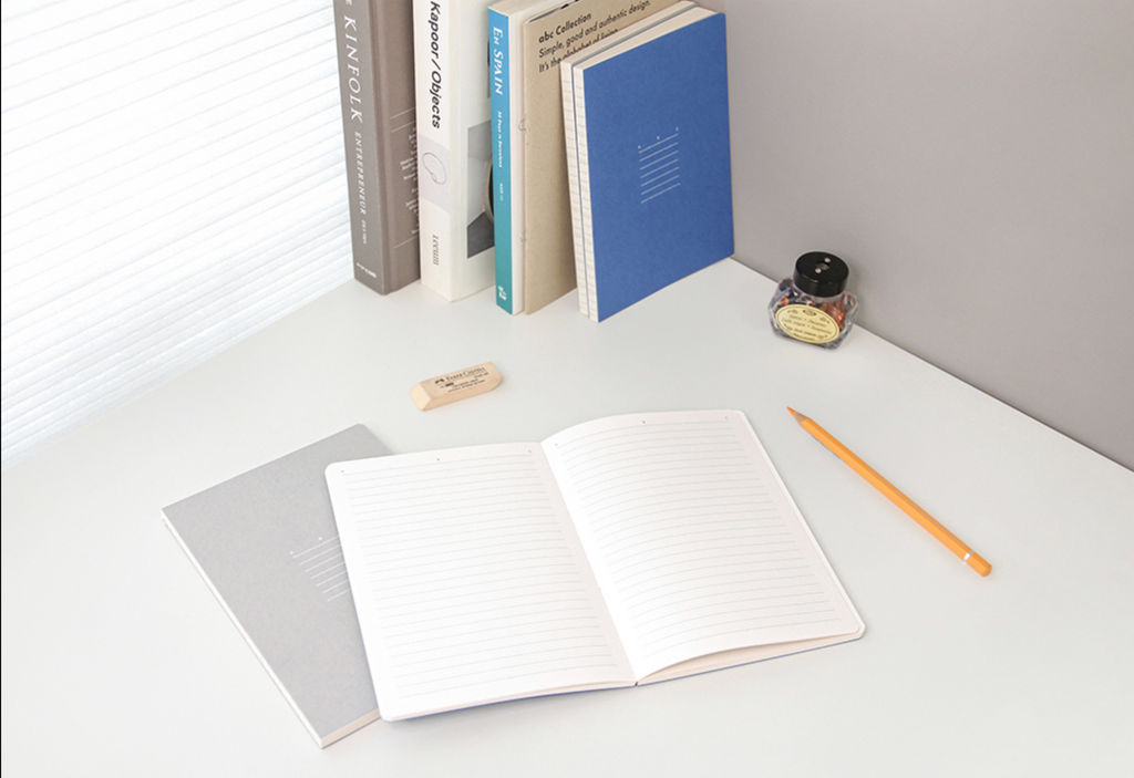Carnet de note - Edit notebook - Line - Bleu