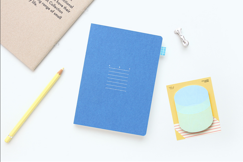 Carnet de note - Edit notebook - Line - Bleu