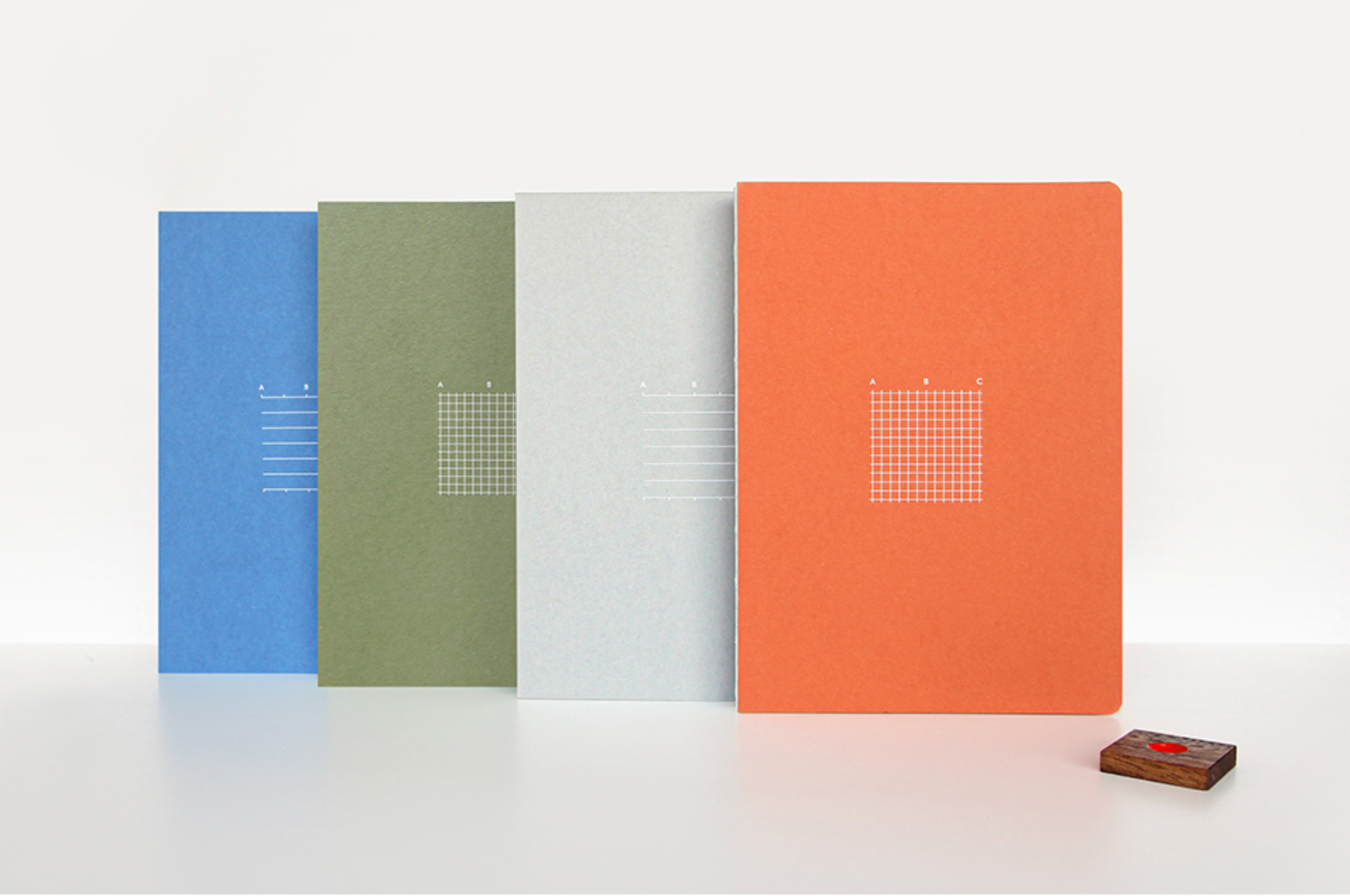 Carnet de note - Edit notebook - Line - Bleu