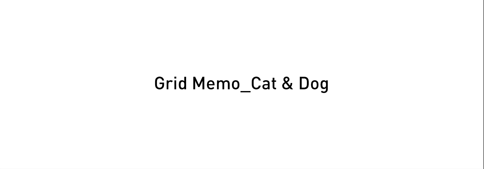 Bloc note chat - Grid memo - Carreaux / Grid - Couleur Sable / Beige