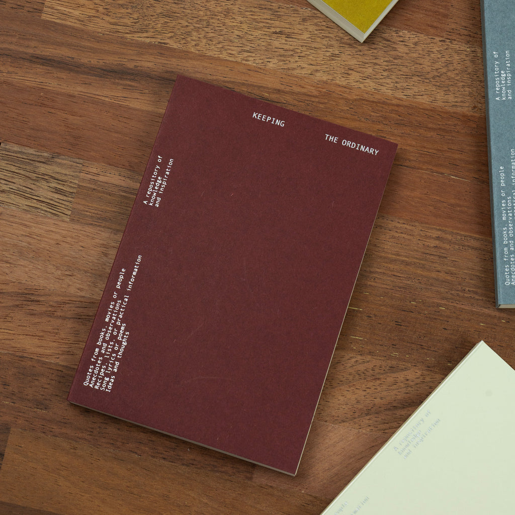 Keeping - The ordinary - Rouge Bordeau