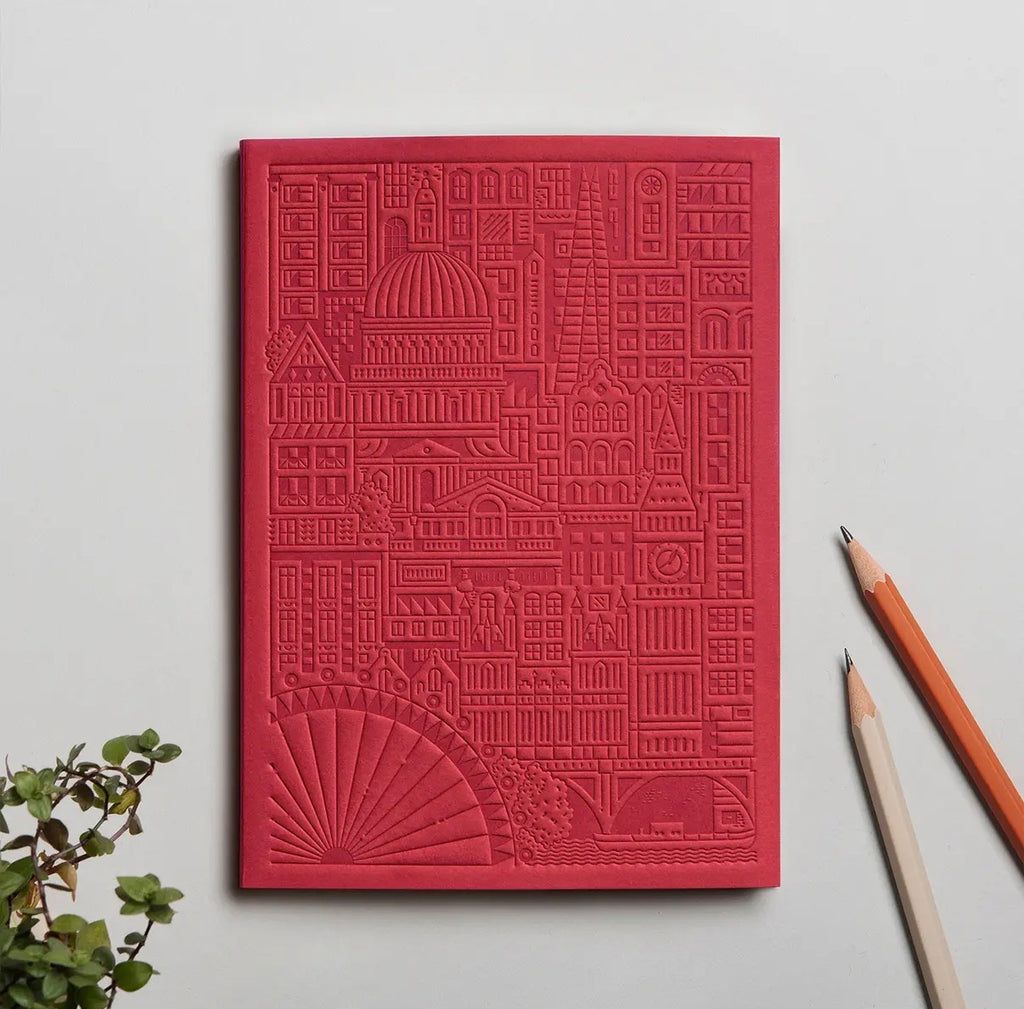 LONDON notebook - B6 - Rouge