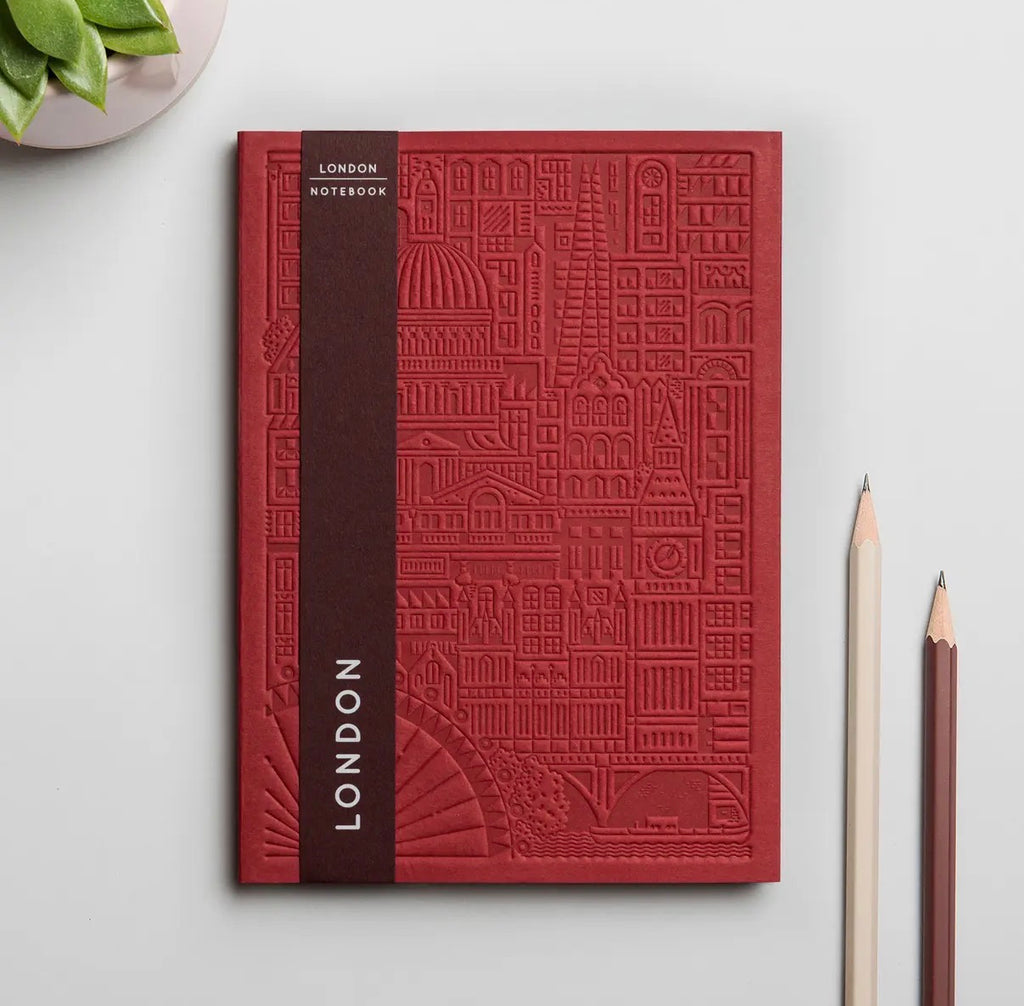 LONDON notebook - B6 - Rouge