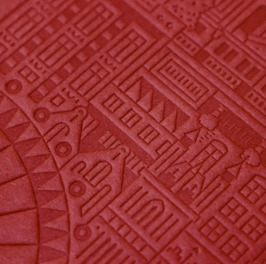 LONDON notebook - B6 - Rouge
