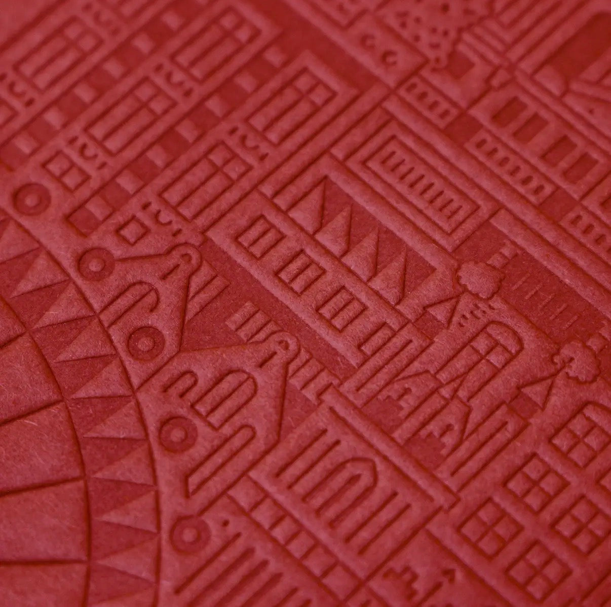 LONDON notebook - B6 - Rouge