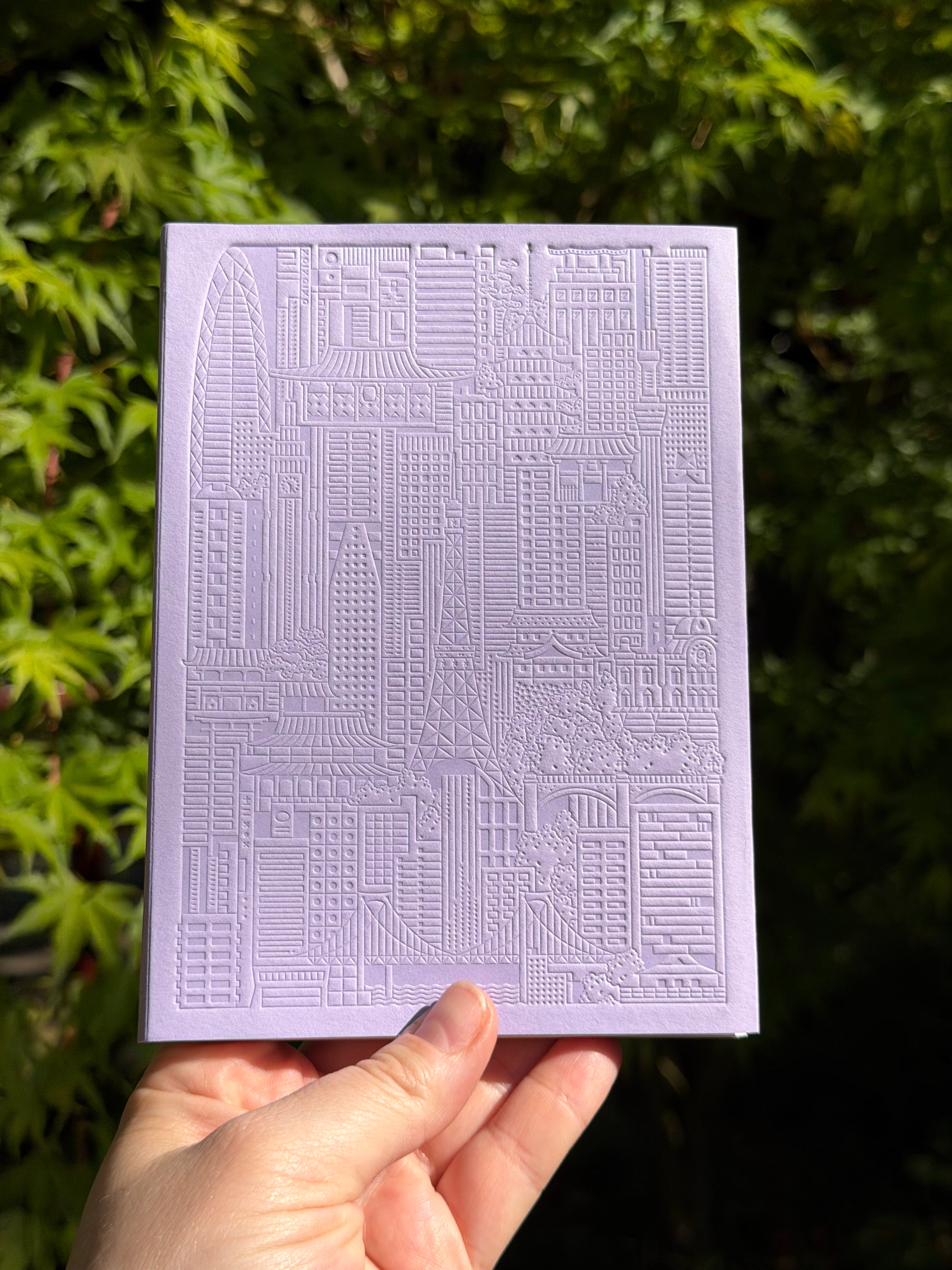The TOKYO notebook - B6 - Lavande