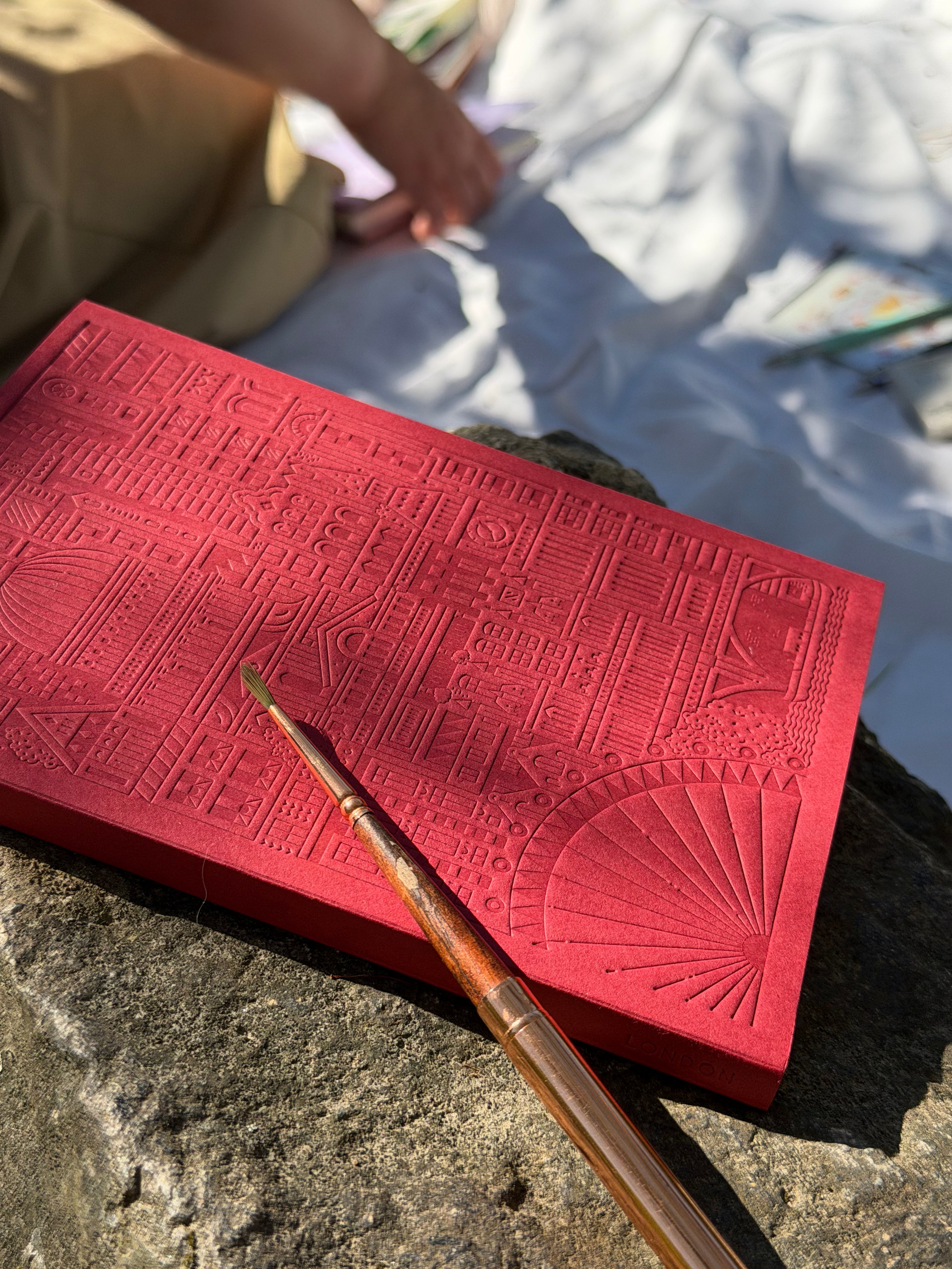 LONDON notebook - B6 - Rouge