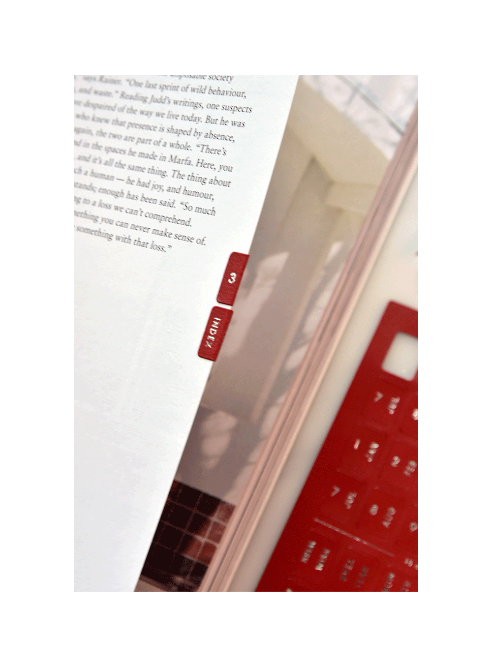 Sticky Inner index - Rouge