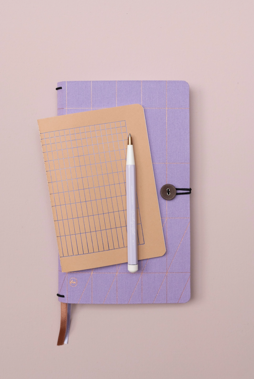 Carnet en Lin 3en1 - Lavande