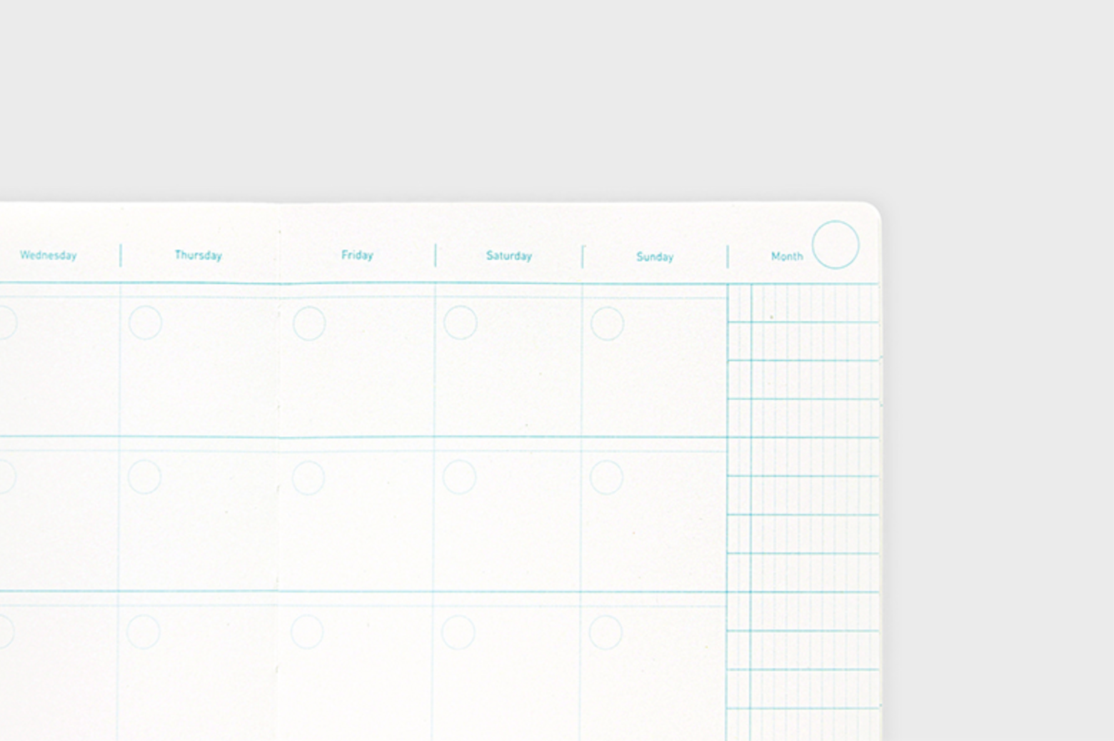 Agenda B6 - Planner 6 mois non daté - One third cat diary - Orange