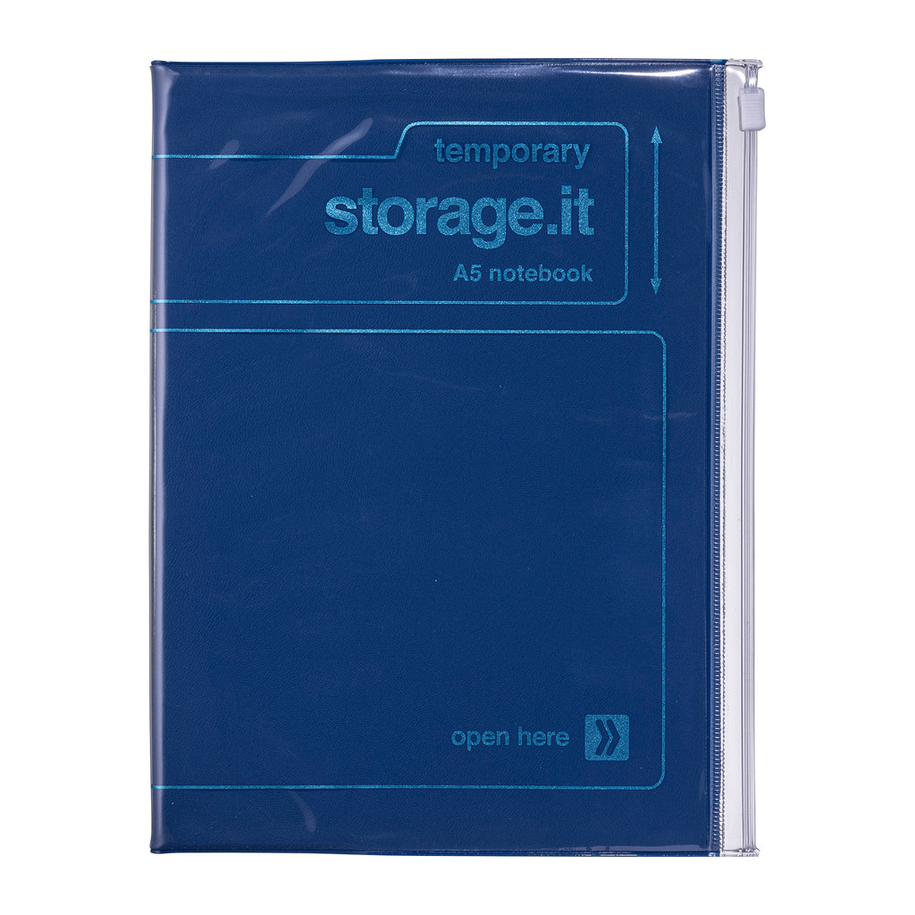 Storage.it - Notebook - A5 - Bleu marine
