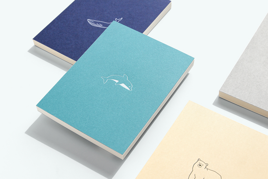 Carnet - Save me notebook - A6 - Dauphin - Bleu ciel