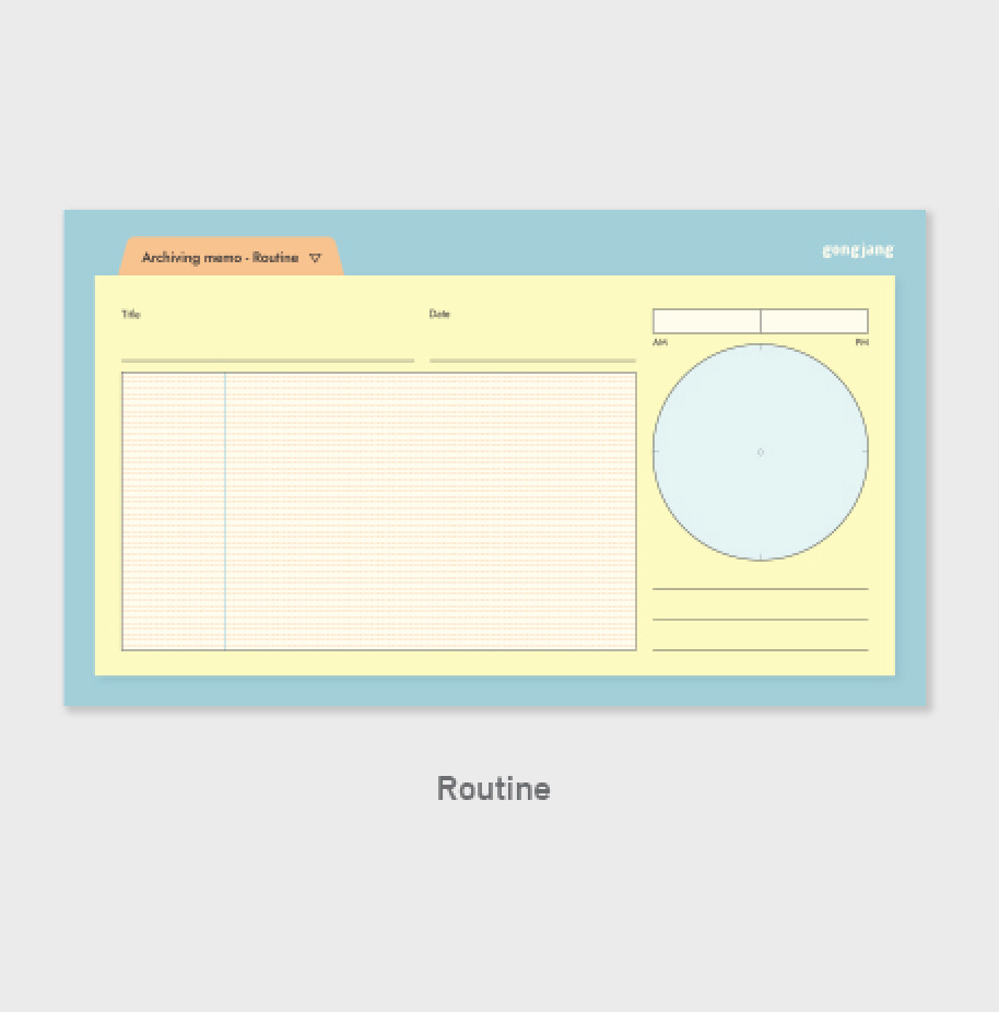 Note autocollante planner - Archiving sticky memo