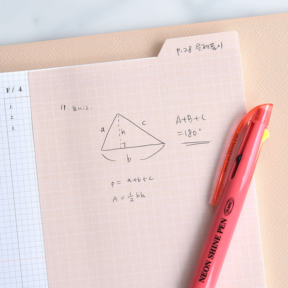 Sticky Index Pad - Grid Lavande