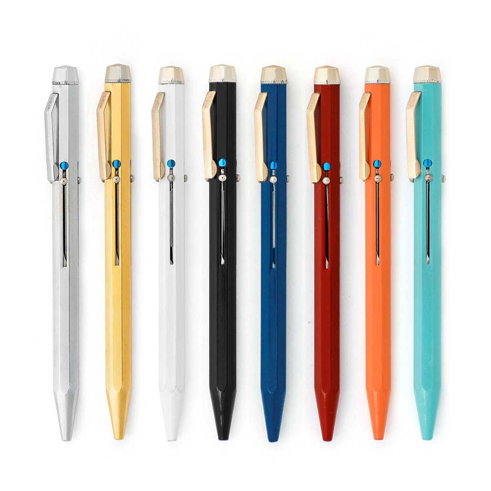 Stylo 4 couleurs - Argent