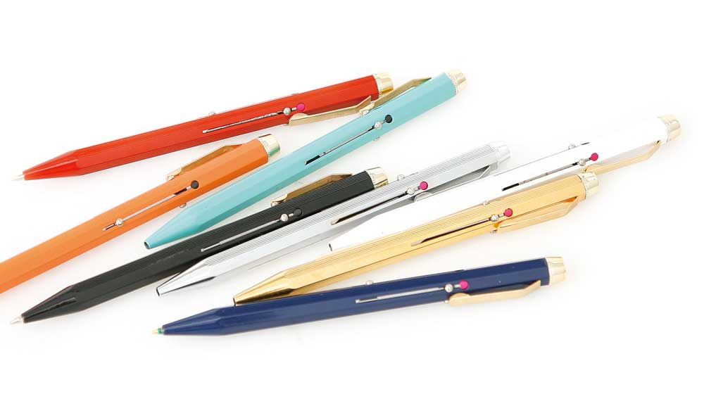 Stylo 4 couleurs - Argent