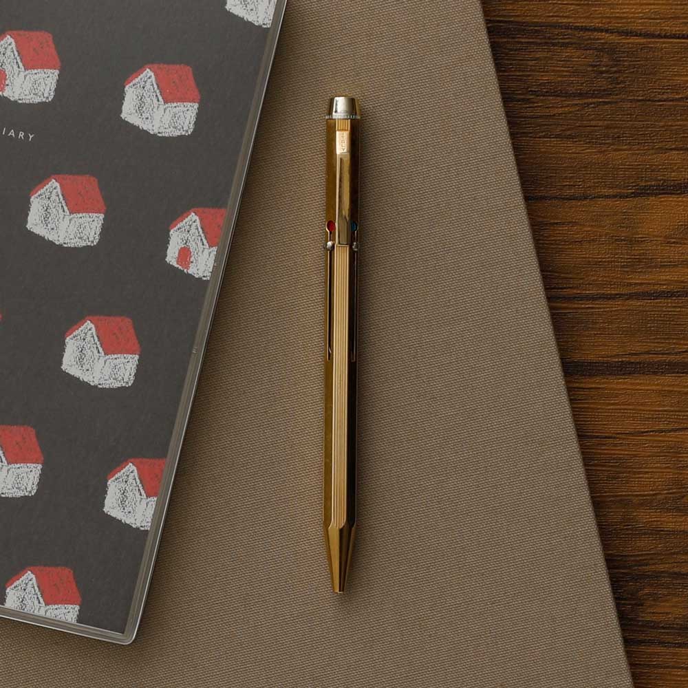 Stylo 4 couleurs - Or
